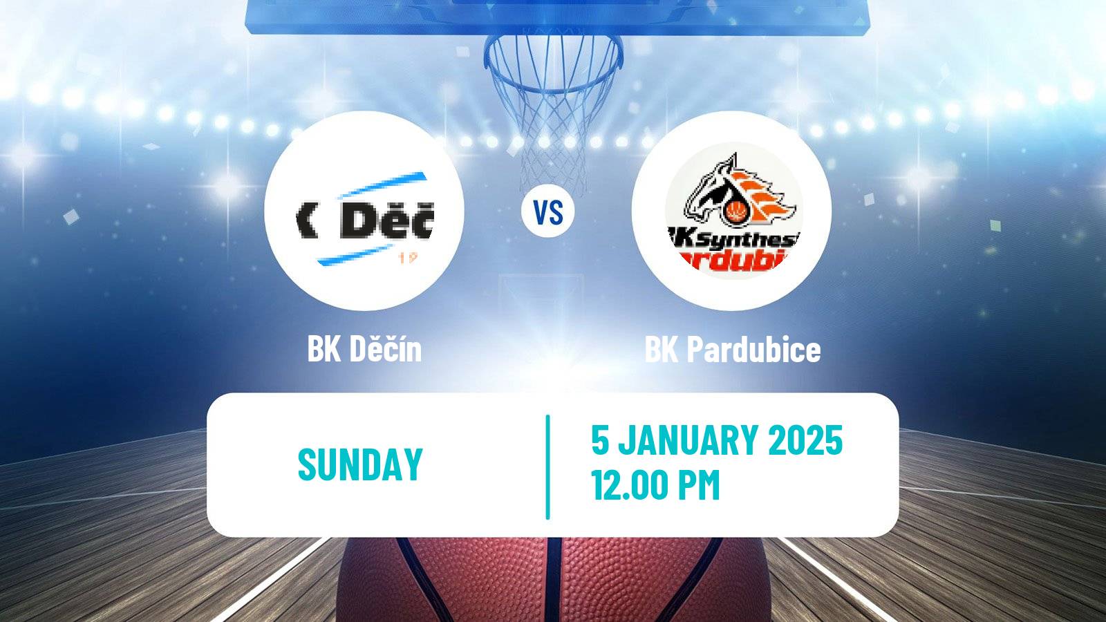 Basketball Czech NBL Děčín - Pardubice