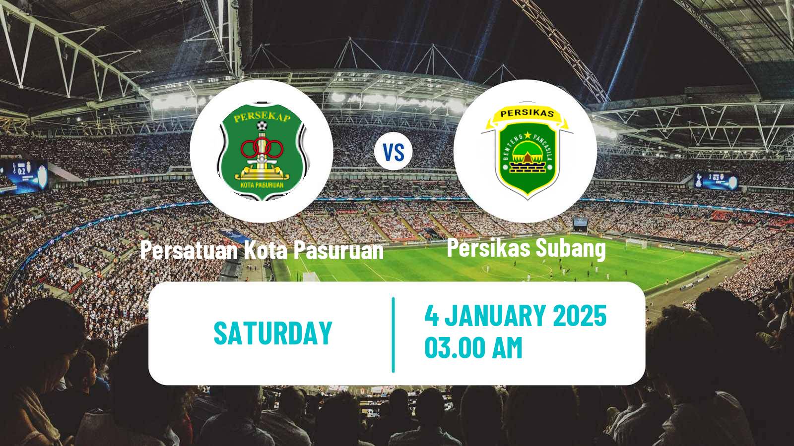 Soccer Indonesian Liga 2 Persatuan Kota Pasuruan - Persikas Subang