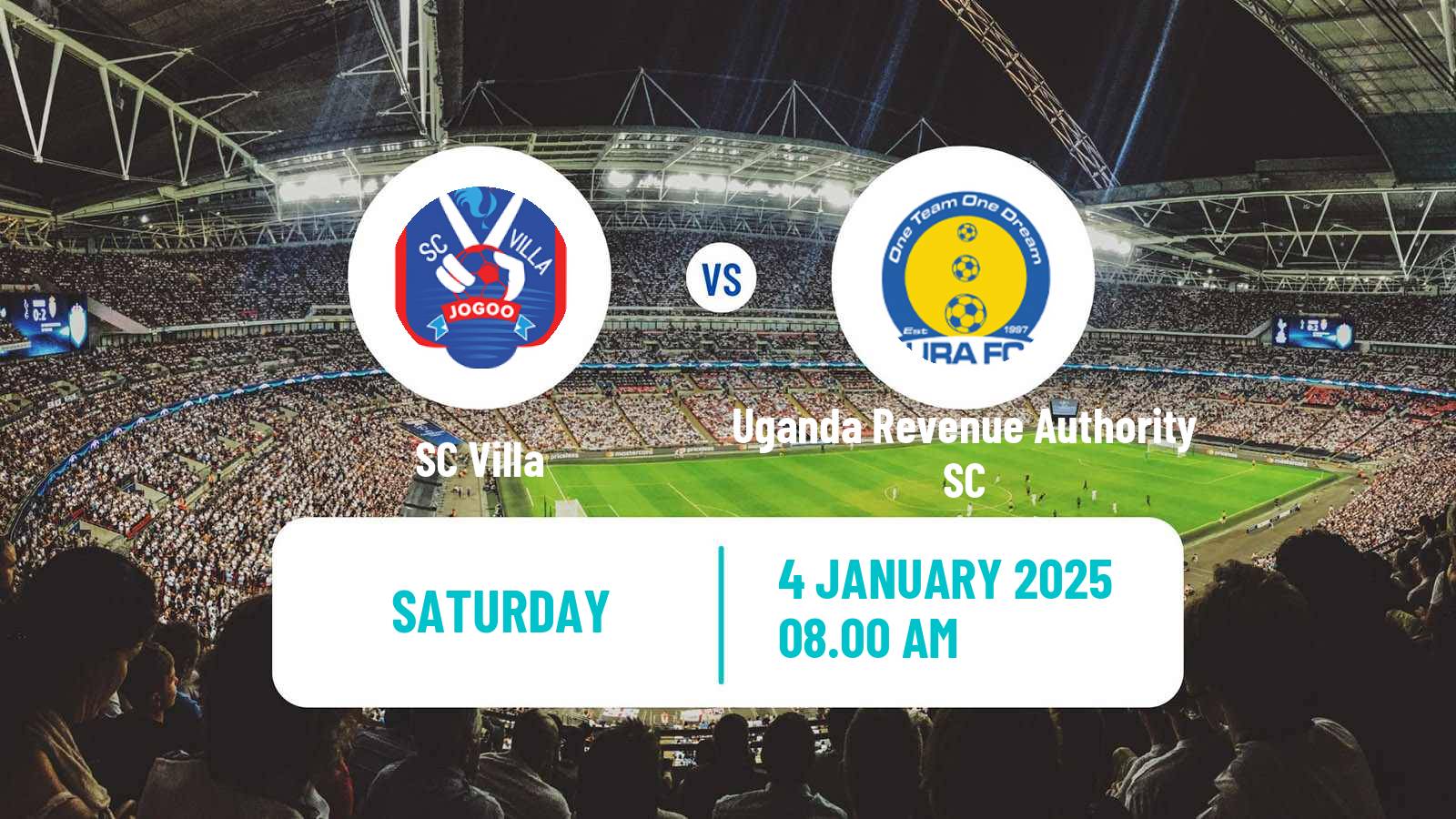 Soccer Ugandan Super League Villa - Uganda Revenue Authority SC