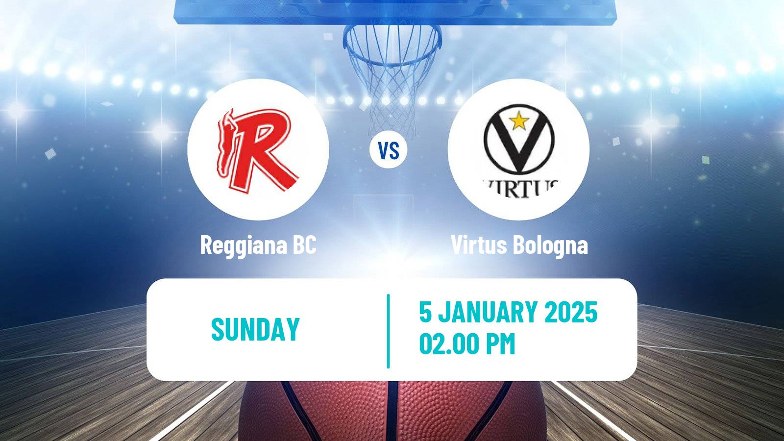 Basketball Italian Lega A Basketball Reggiana - Virtus Bologna