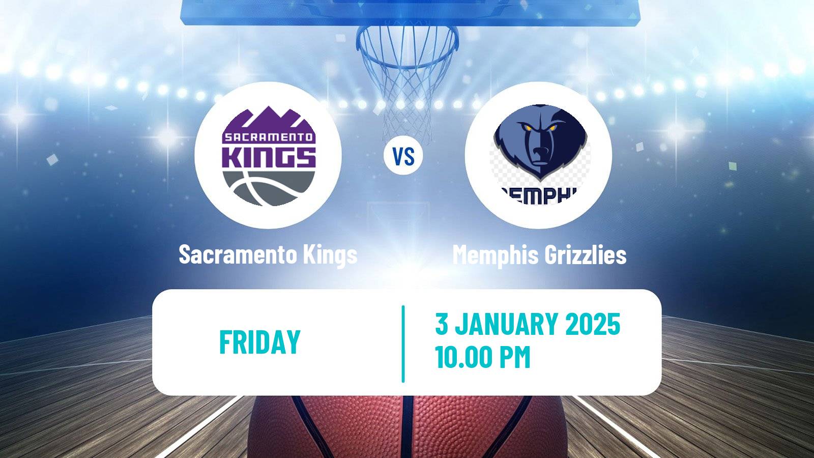 Basketball NBA Sacramento Kings - Memphis Grizzlies