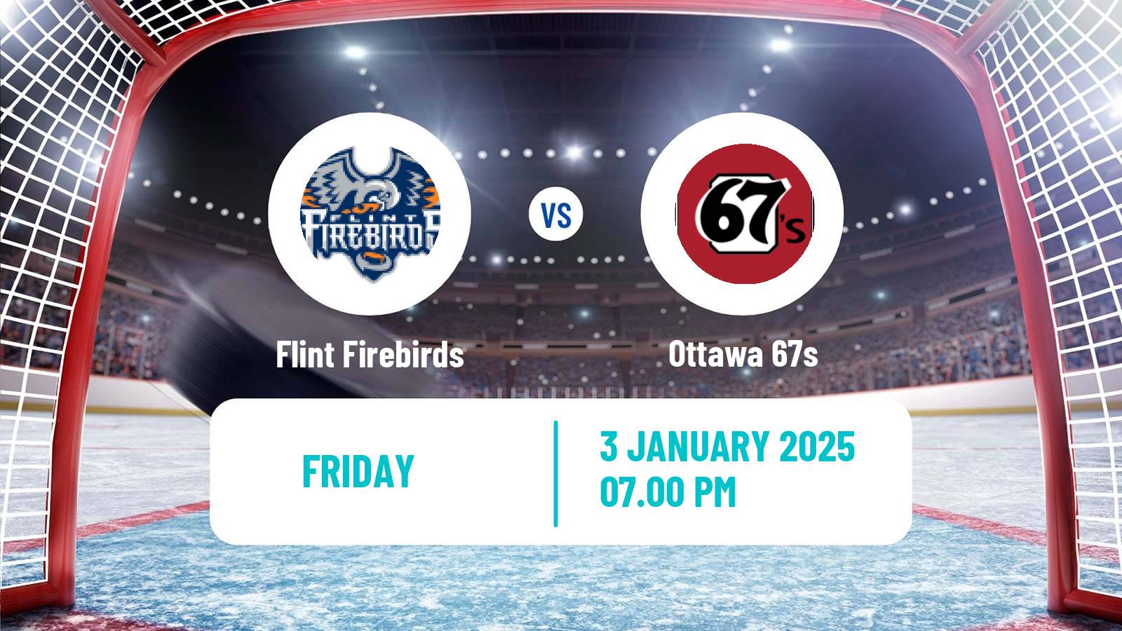 Hockey OHL Flint Firebirds - Ottawa 67s