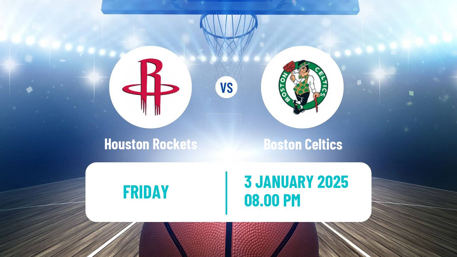 Basketball NBA Houston Rockets - Boston Celtics