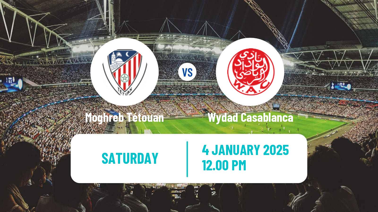 Soccer Moroccan Botola Moghreb Tétouan - Wydad Casablanca