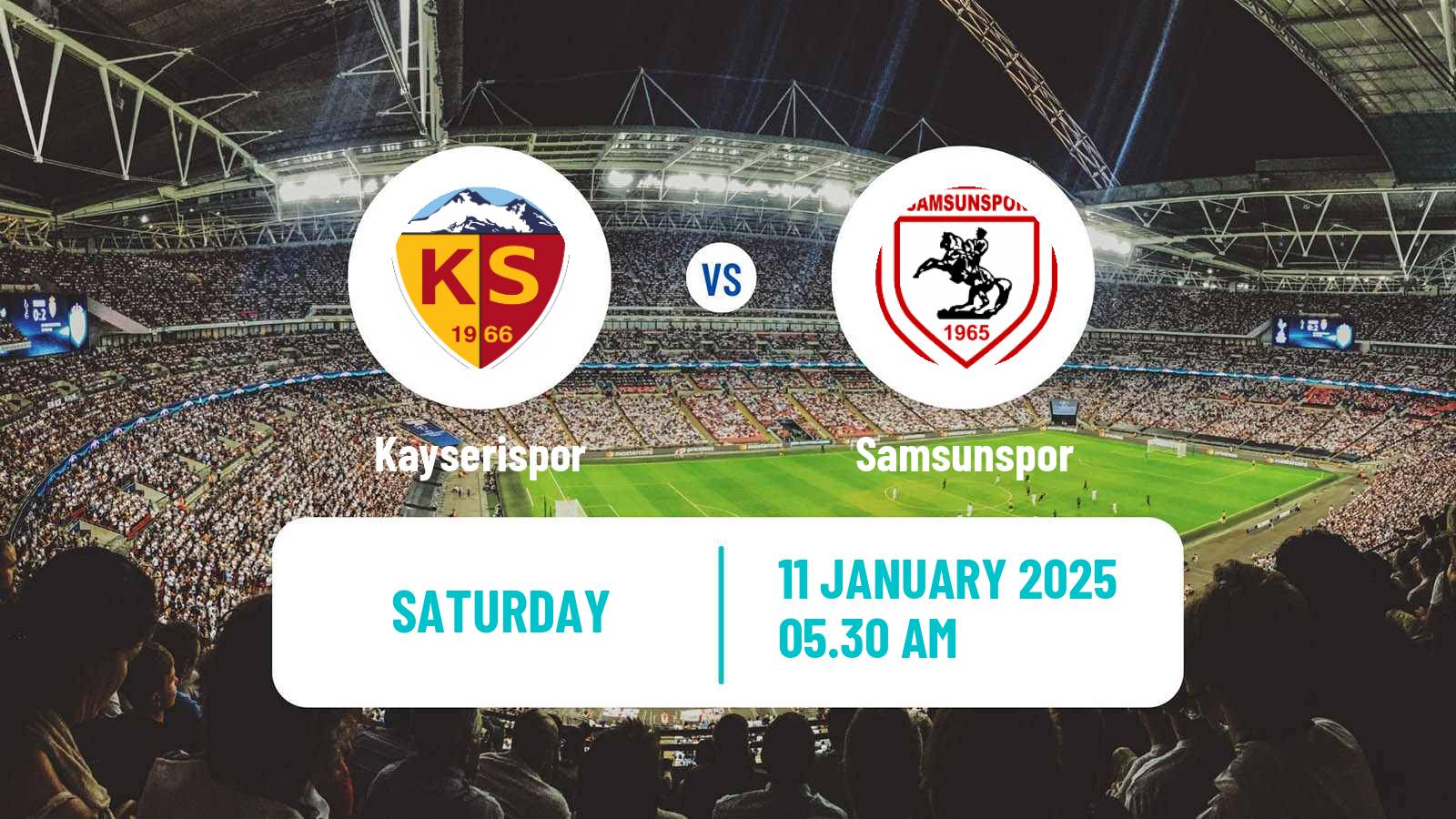 Soccer Turkish Super League Kayserispor - Samsunspor