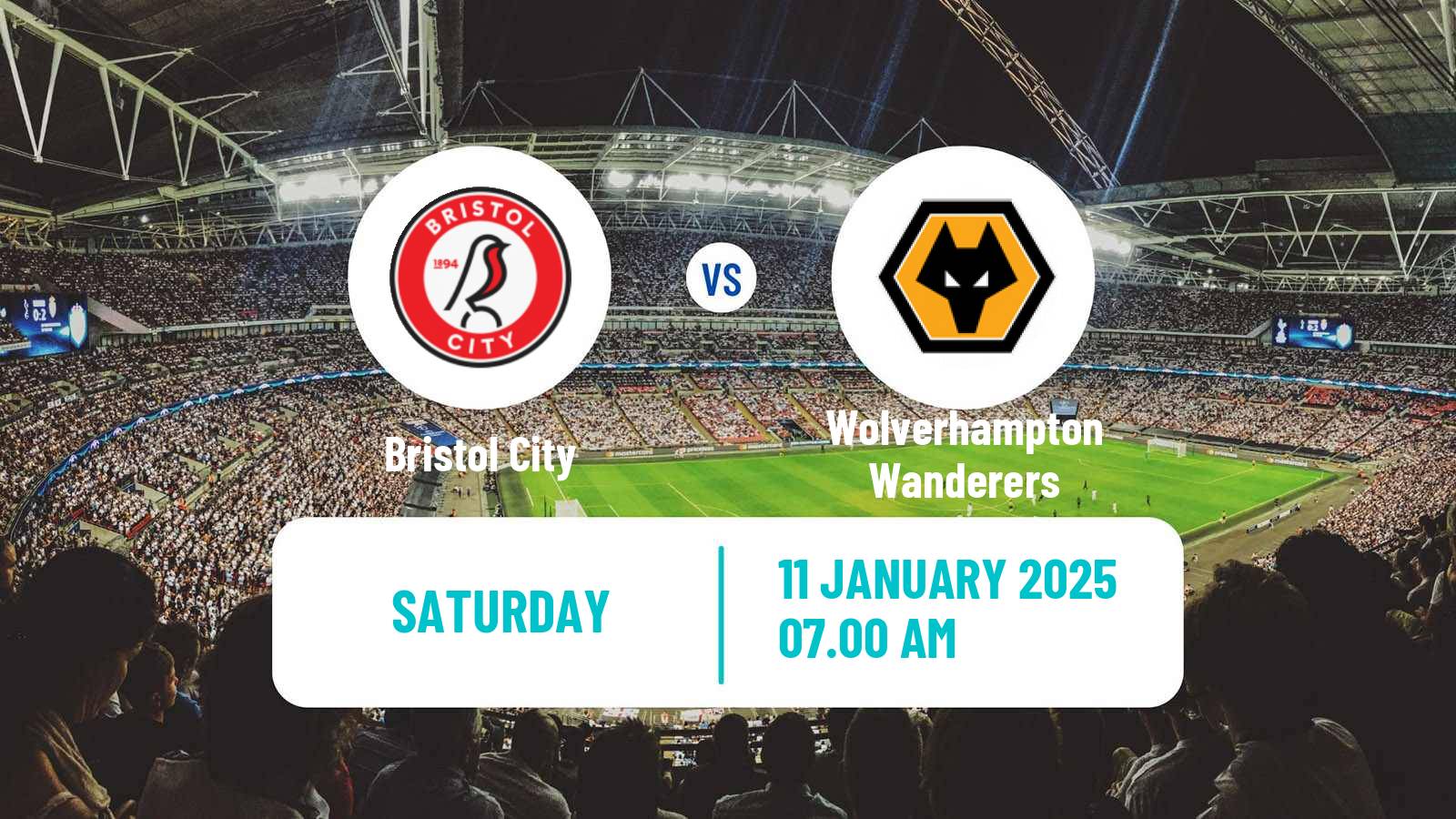 Soccer English FA Cup Bristol City - Wolverhampton Wanderers