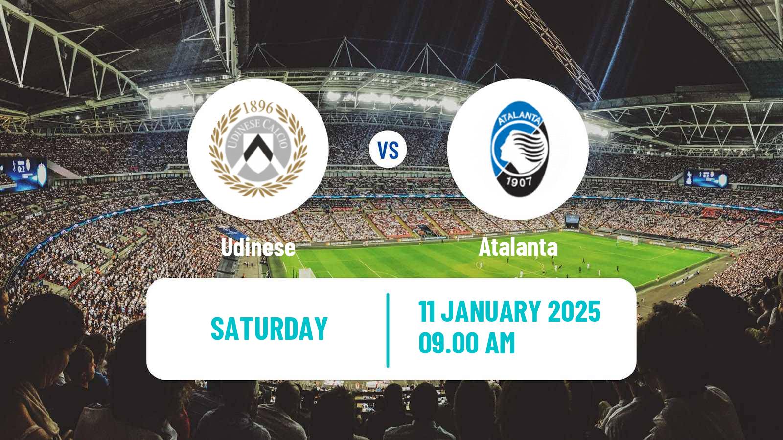 Soccer Italian Serie A Udinese - Atalanta