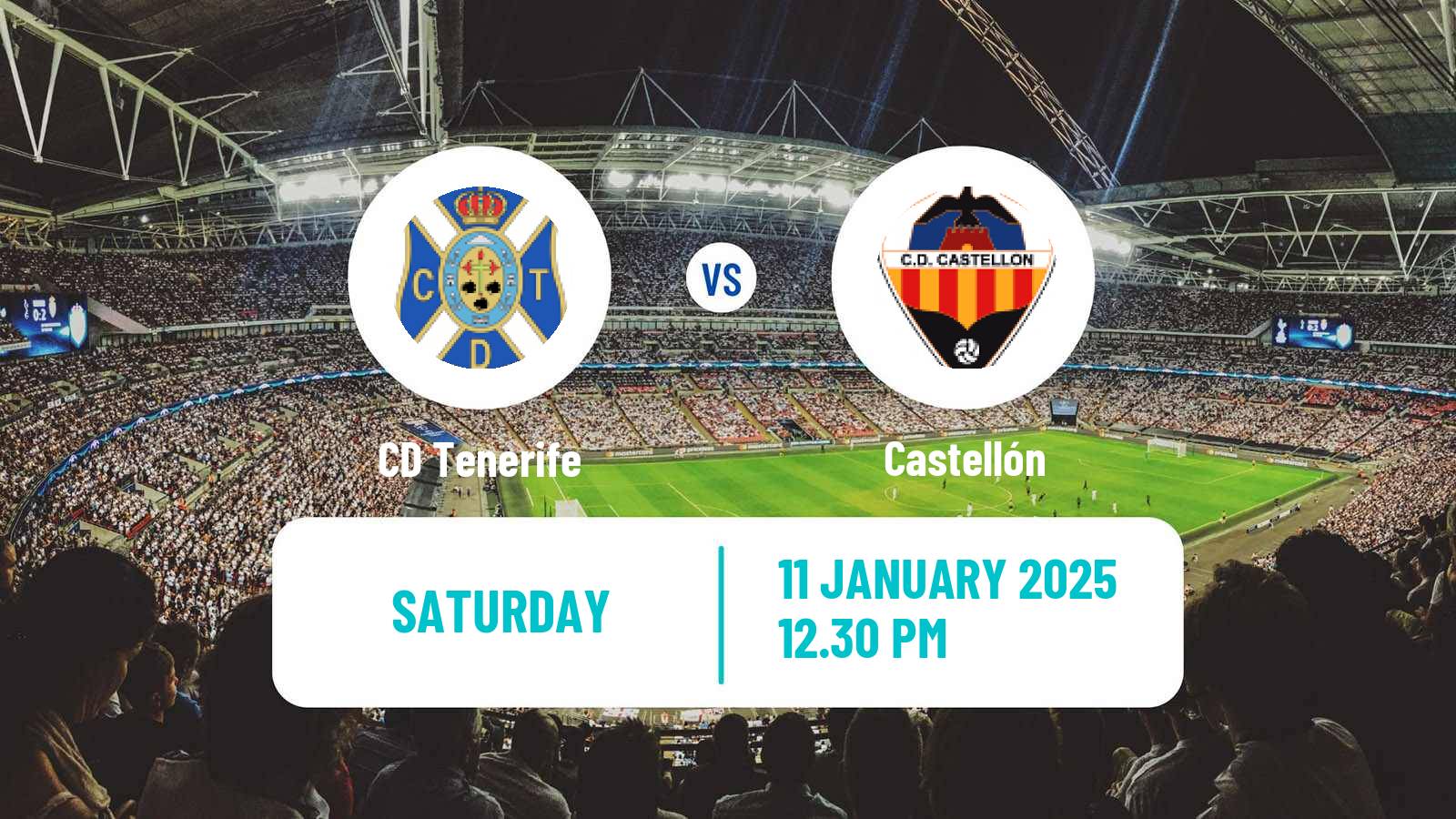 Soccer Spanish LaLiga2 Tenerife - Castellón