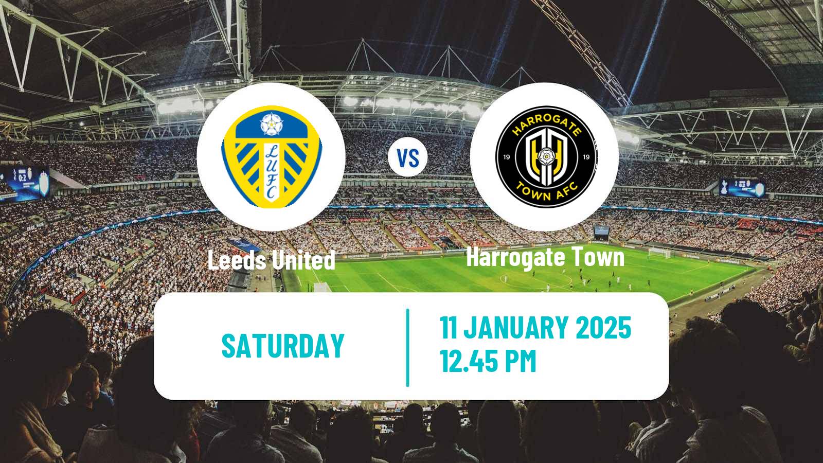 Soccer English FA Cup Leeds United - Harrogate Town