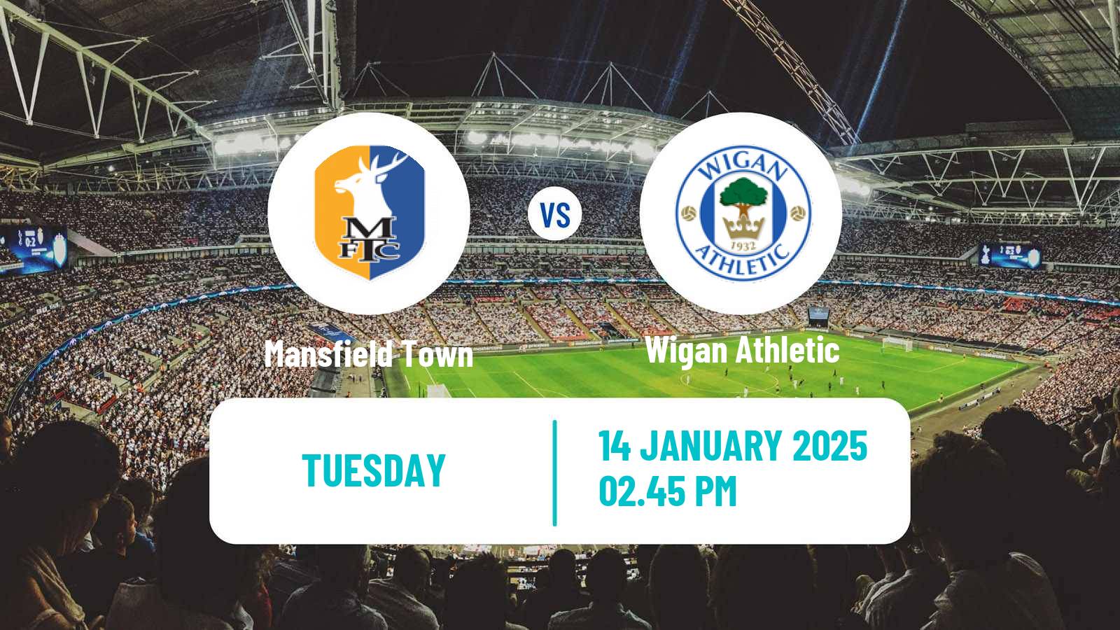 Soccer English FA Cup Mansfield Town - Wigan Athletic