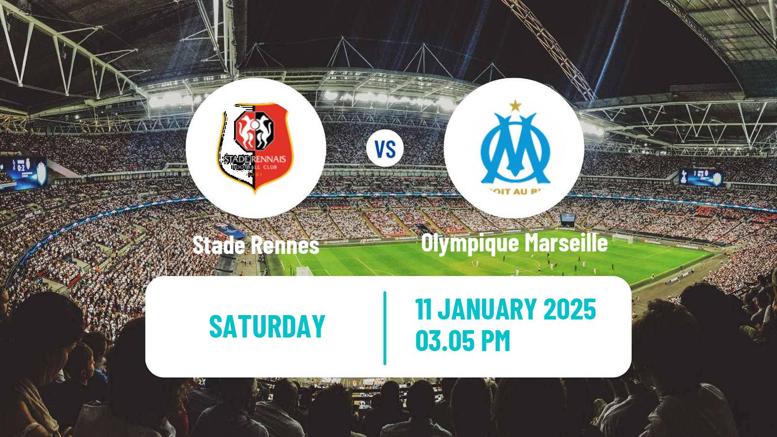 Soccer French Ligue 1 Rennes - Olympique Marseille