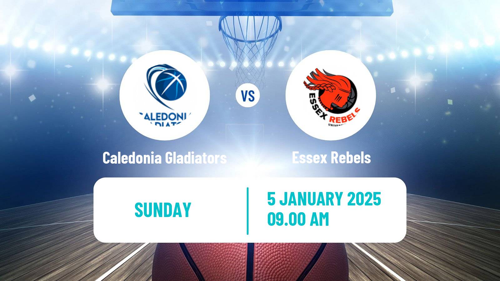 Basketball British WBBL Caledonia Gladiators - Essex Rebels