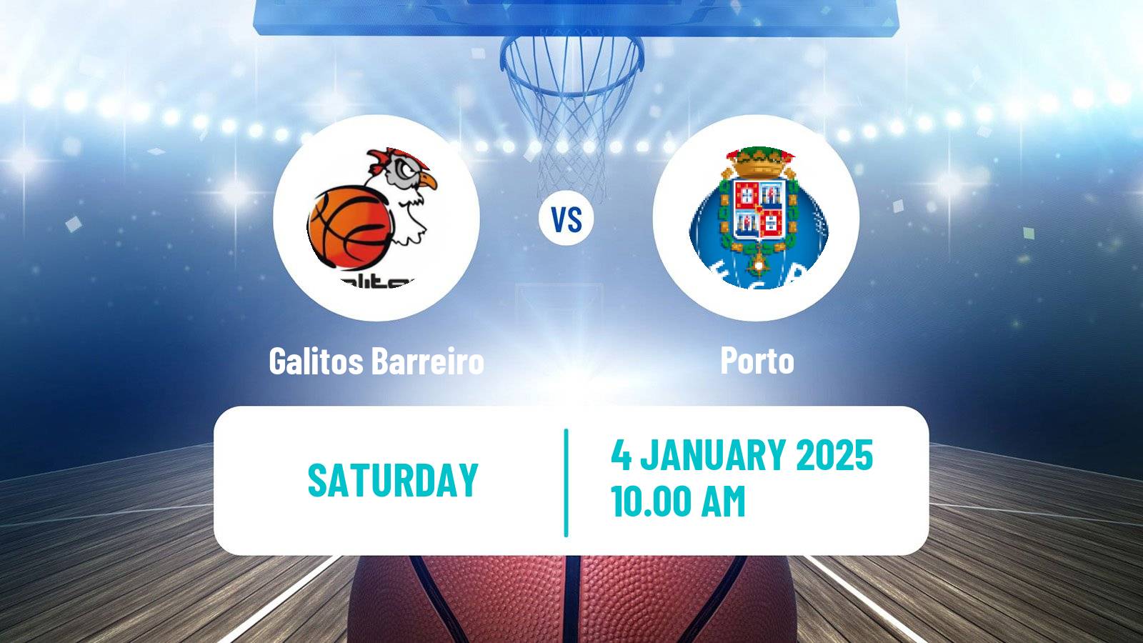 Basketball Portuguese LPB Galitos Barreiro - Porto