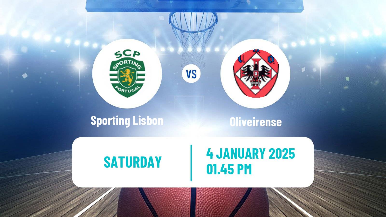 Basketball Portuguese LPB Sporting Lisbon - Oliveirense