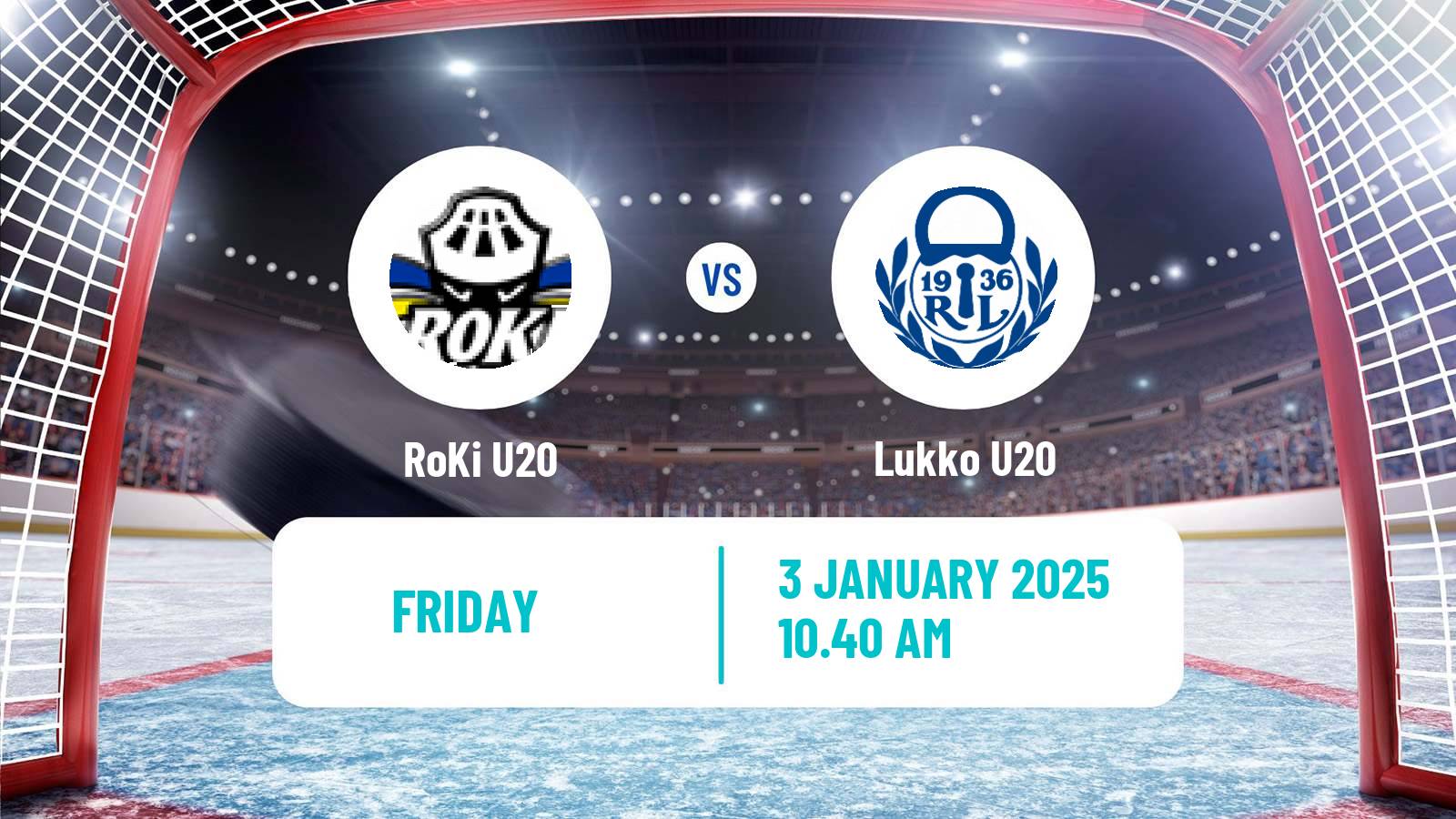 Hockey Finnish SM-sarja U20 RoKi U20 - Lukko U20