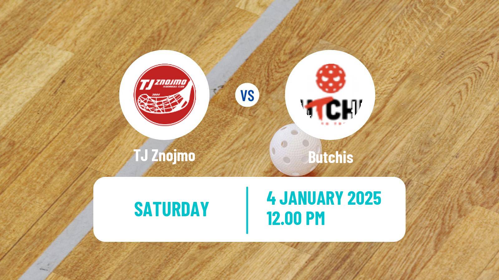 Floorball Czech 1 Liga Floorball Znojmo - Butchis