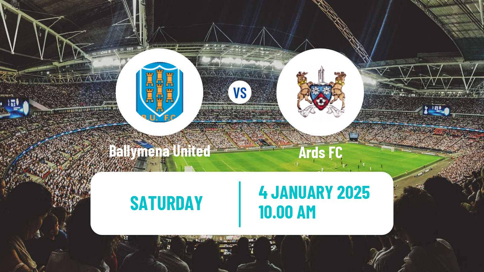 Soccer Northern Irish Cup Ballymena United - Ards