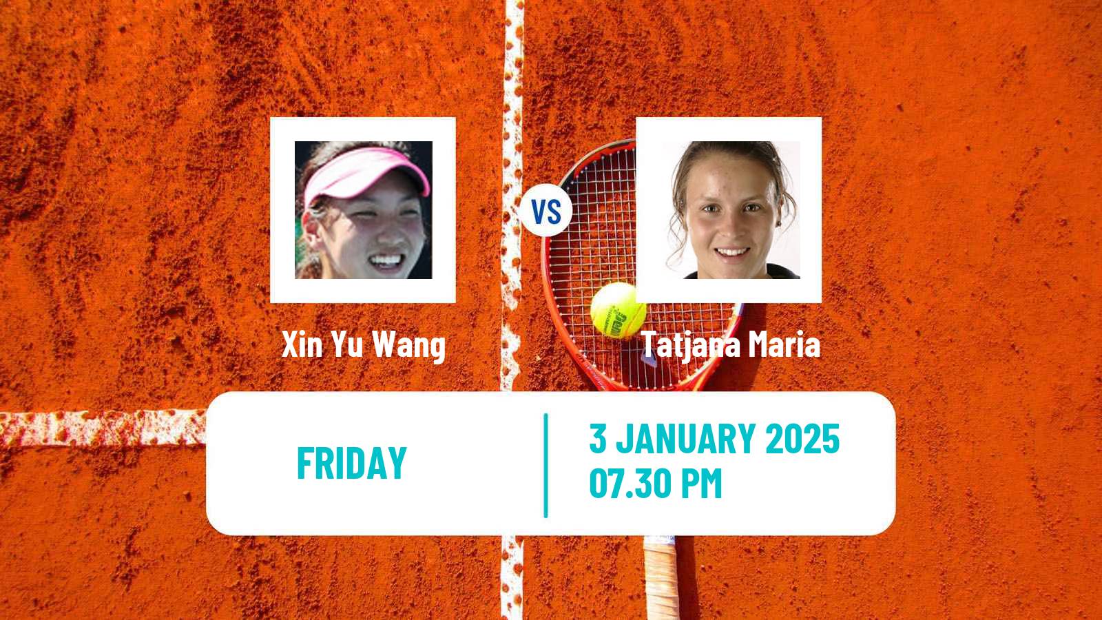 Tennis WTA Adelaide Xin Yu Wang - Tatjana Maria