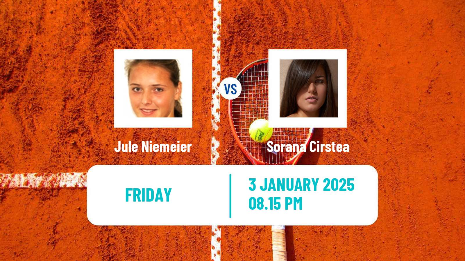 Tennis WTA Adelaide Jule Niemeier - Sorana Cirstea