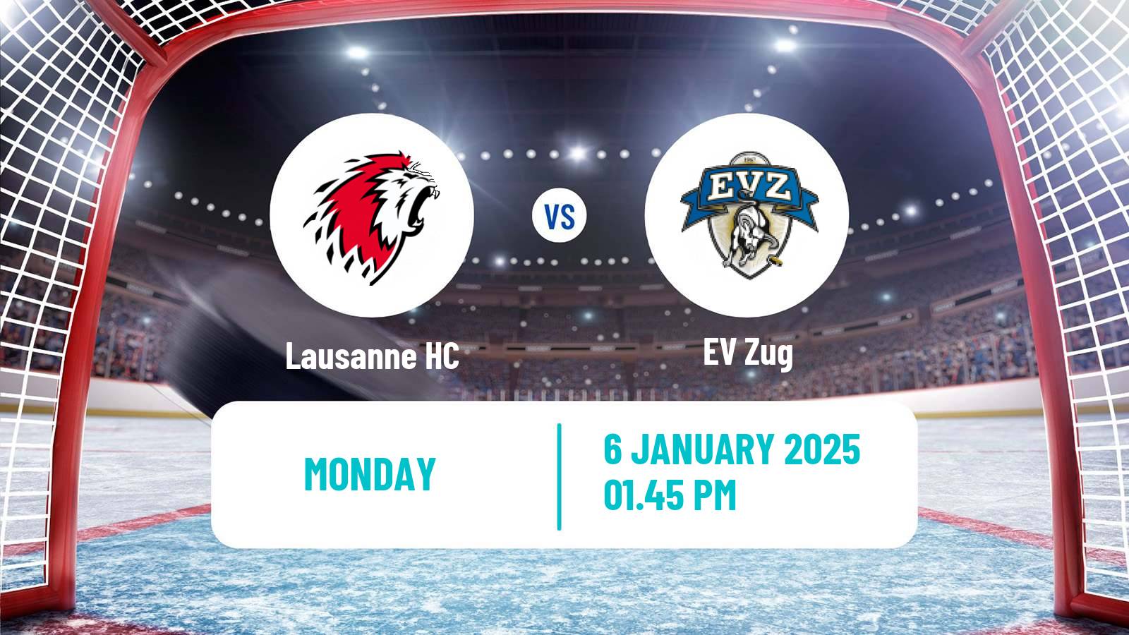 Hockey Swiss National League Hockey Lausanne HC - EV Zug