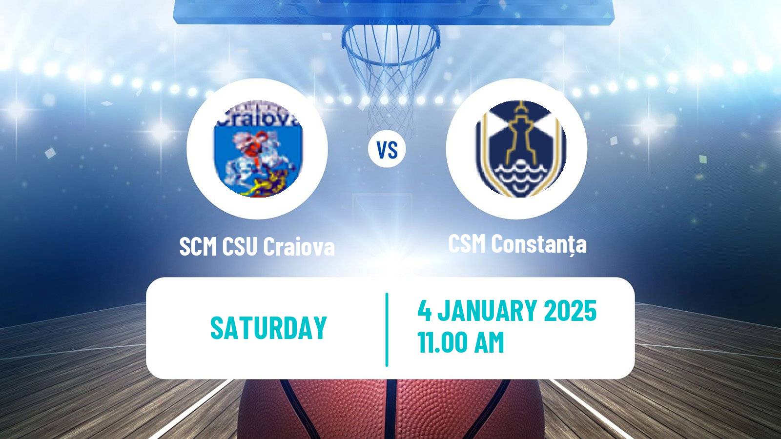 Basketball Romanian Divizia A Basketball SCM CSU Craiova - CSM Constanța