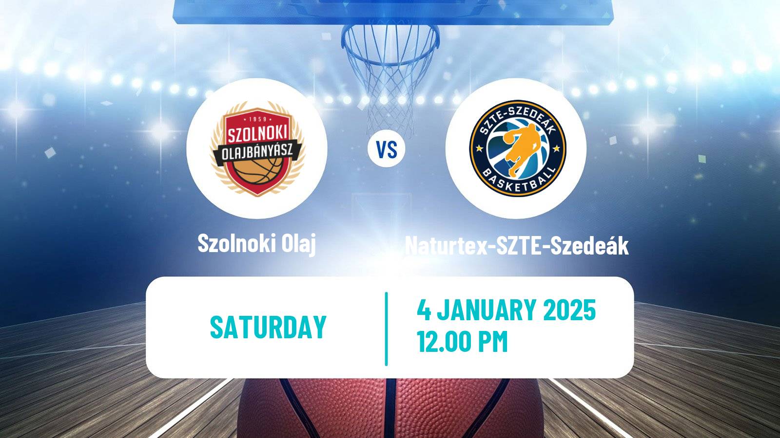 Basketball Hungarian NB I Basketball Szolnoki Olaj - Naturtex-SZTE-Szedeák