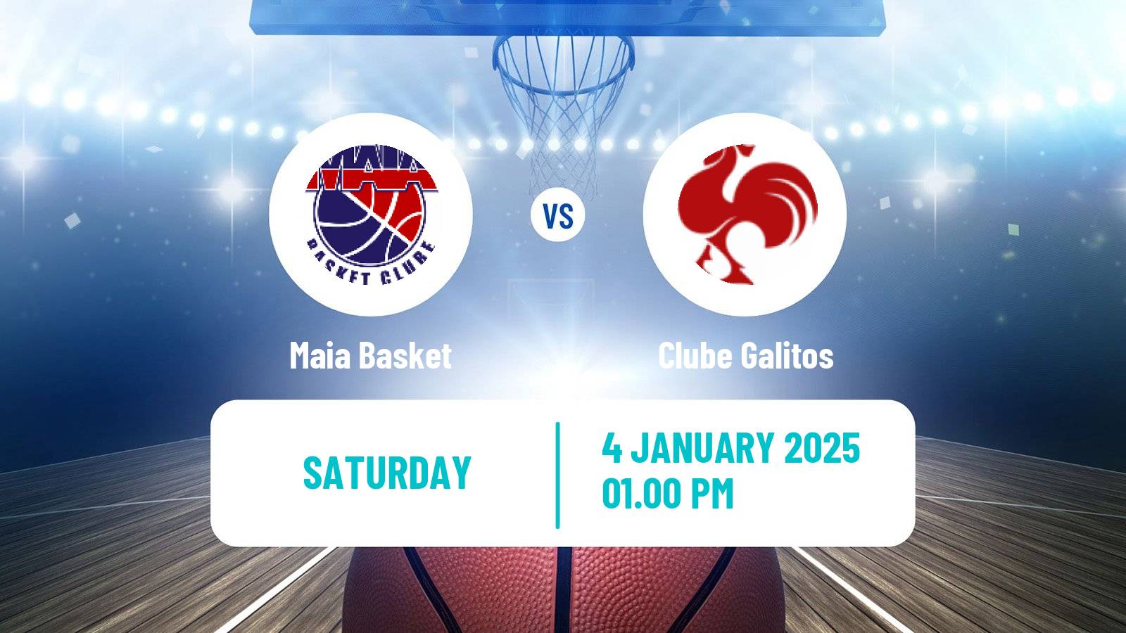 Basketball Portuguese Proliga Basketball Maia - Clube Galitos