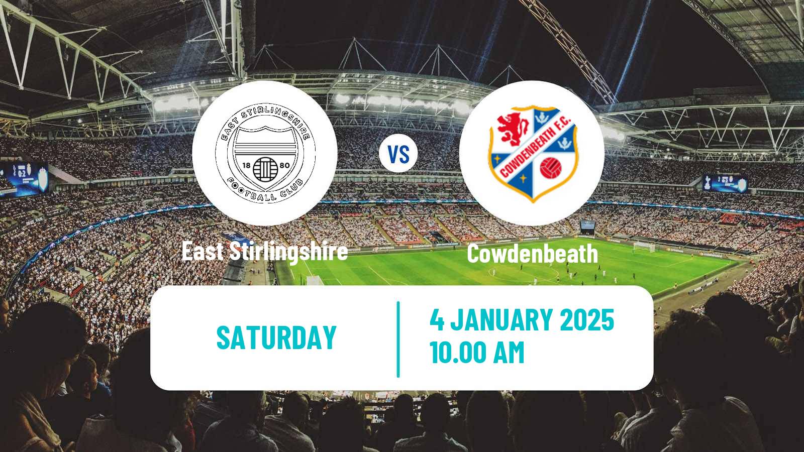 Soccer Scottish Lowland League East Stirlingshire - Cowdenbeath