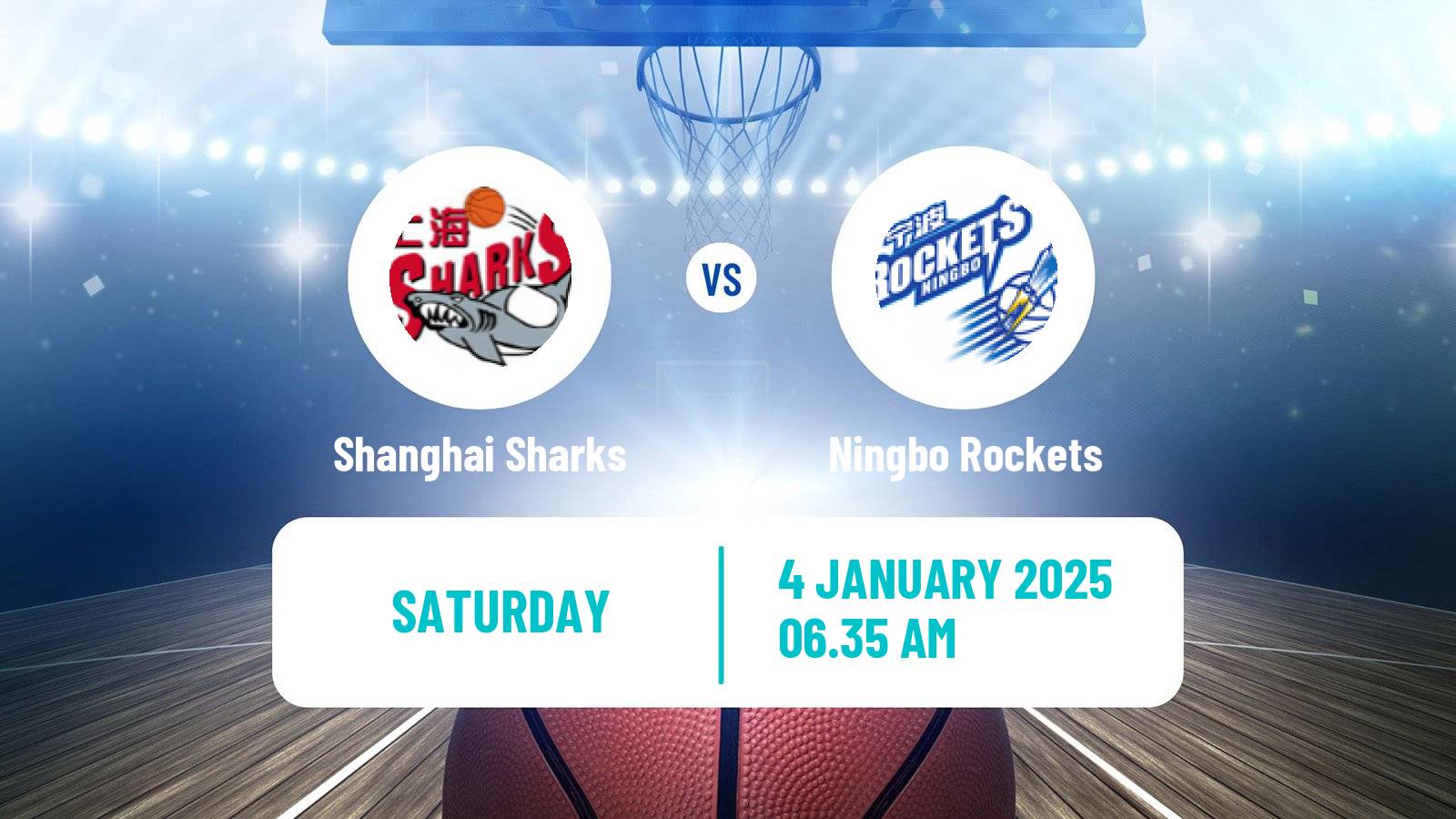 Basketball CBA Shanghai Sharks - Ningbo Rockets