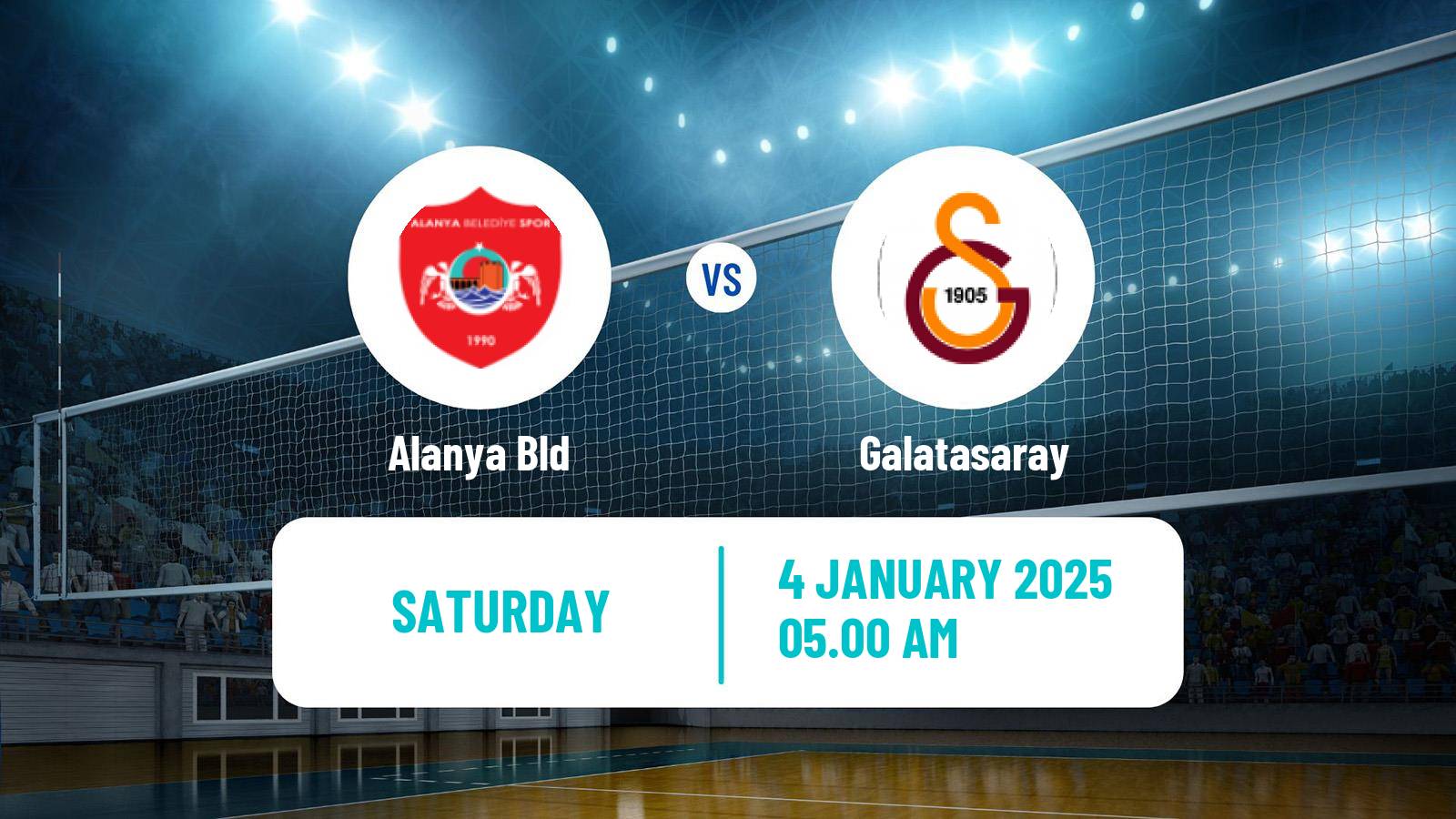 Volleyball Turkish Efeler Ligi Volleyball Alanya Bld - Galatasaray