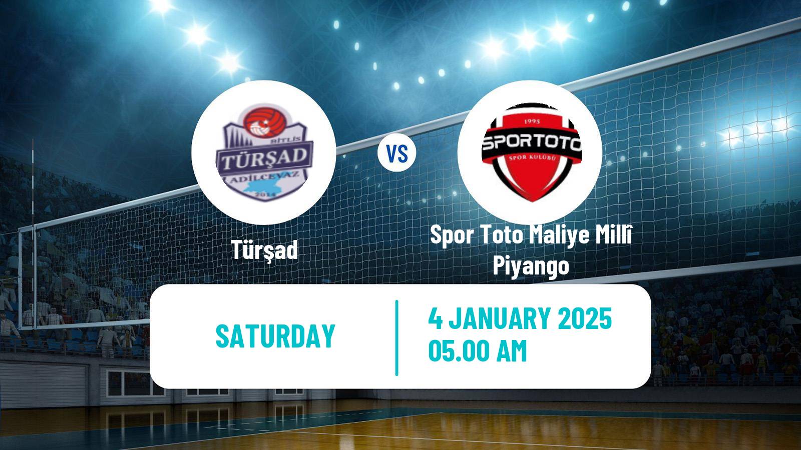 Volleyball Turkish Efeler Ligi Volleyball Türşad - Spor Toto Maliye Millî Piyango