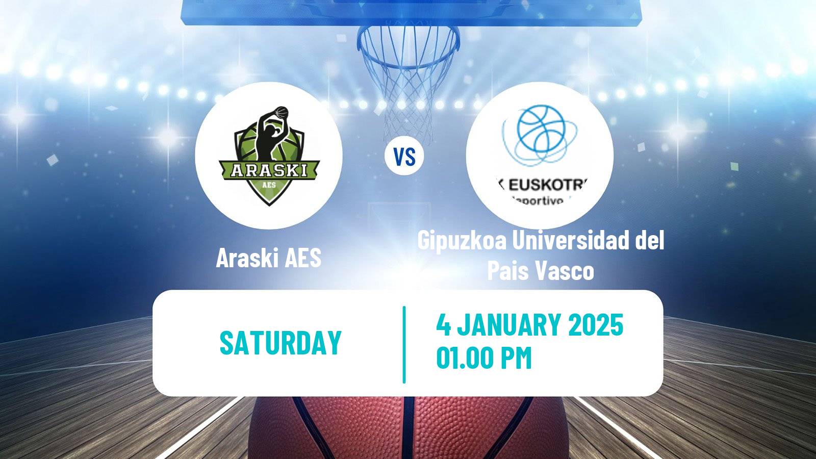 Basketball Spanish Liga Femenina Basketball Araski AES - Gipuzkoa Universidad del Pais Vasco