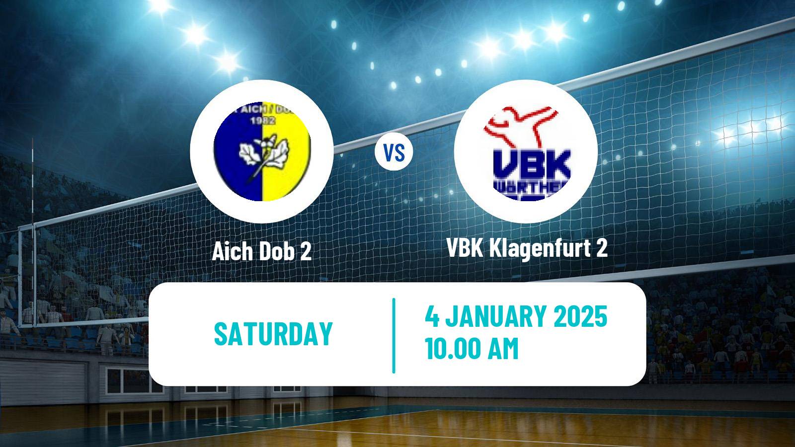 Volleyball Austrian 2 Bundesliga Volleyball Aich Dob 2 - VBK Klagenfurt 2