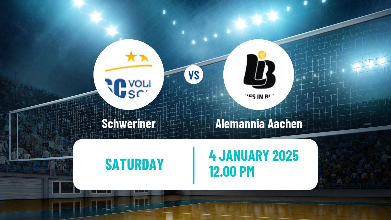 Volleyball German Bundesliga Volleyball Women Schweriner - Alemannia Aachen