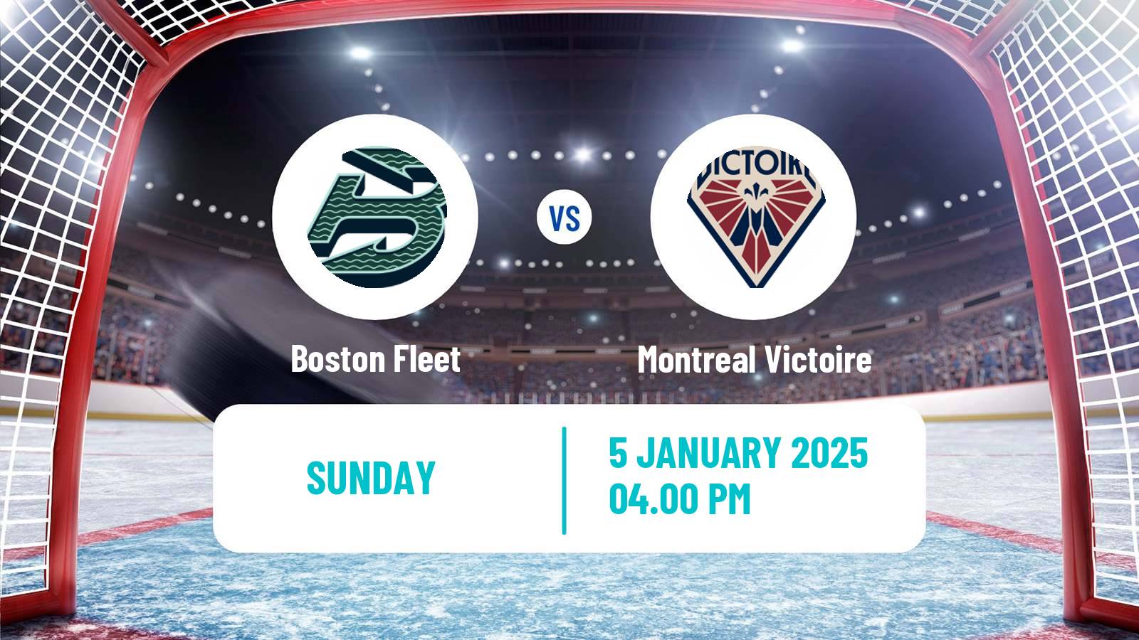 Hockey PWHL Women Boston Fleet - Montreal Victoire