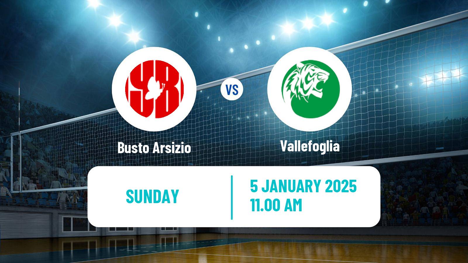 Volleyball Italian Serie A Volleyball Women Busto Arsizio - Vallefoglia