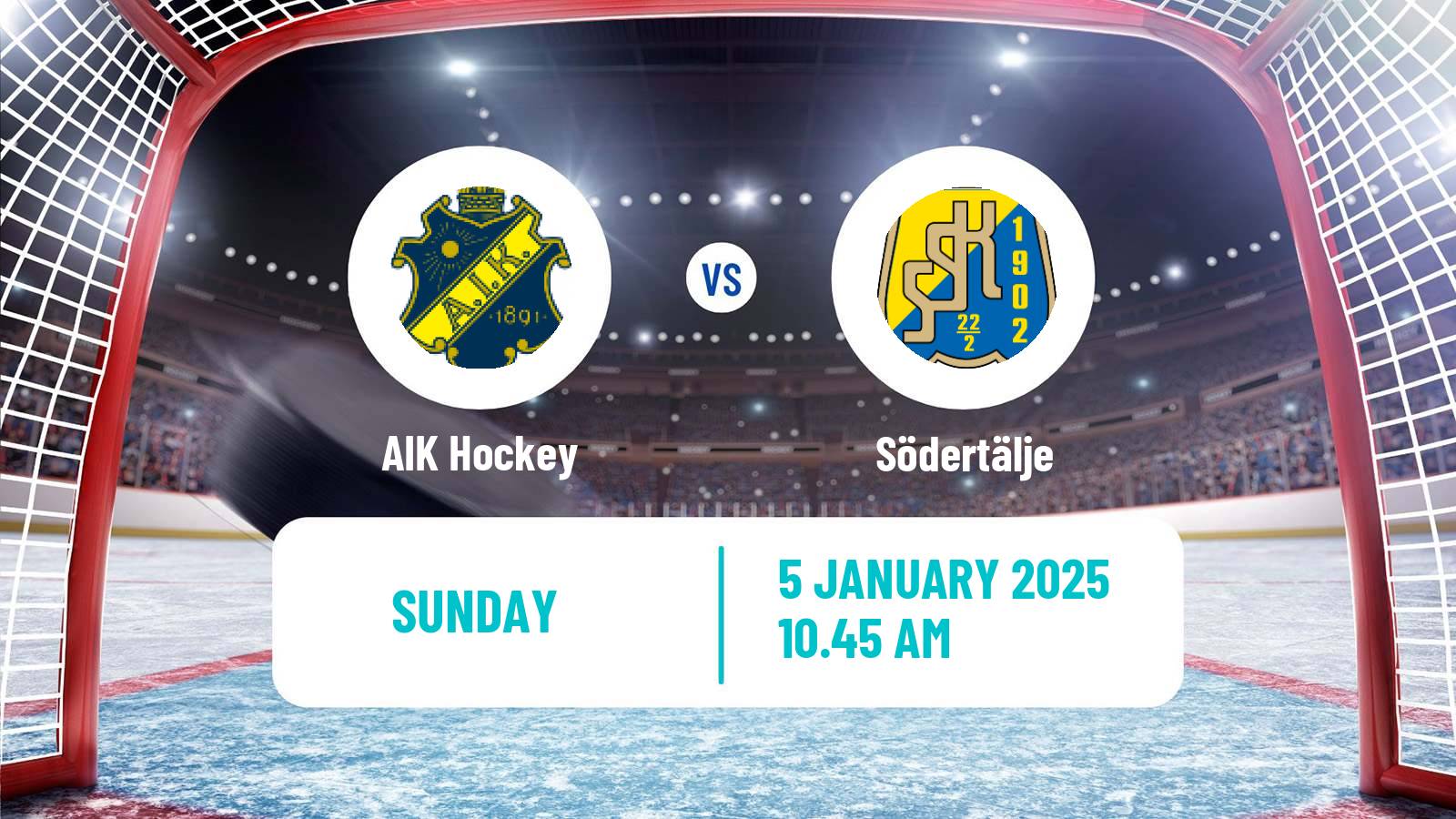 Hockey Swedish Hockey Allsvenskan AIK - Södertälje