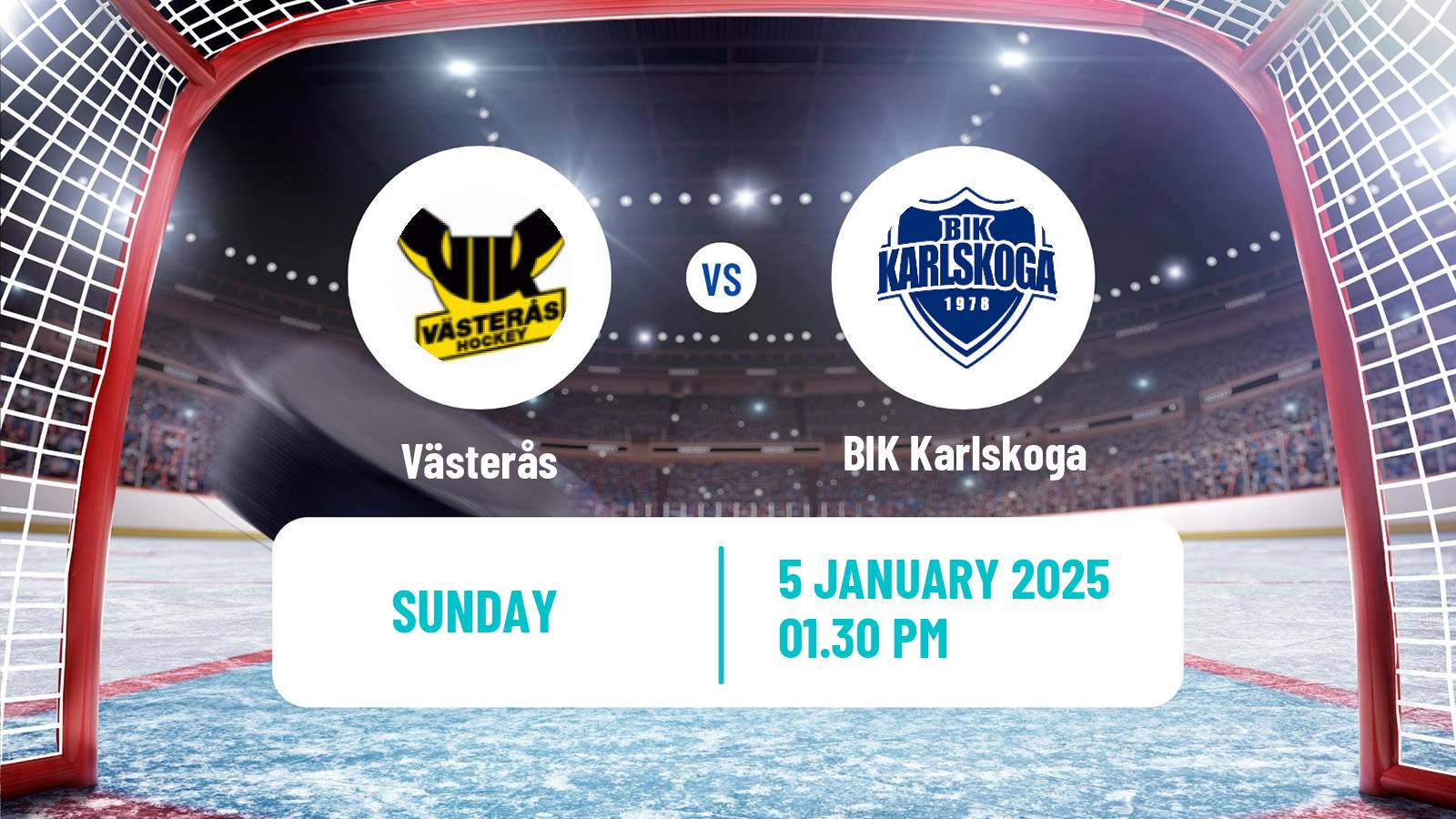 Hockey Swedish Hockey Allsvenskan Västerås - BIK Karlskoga