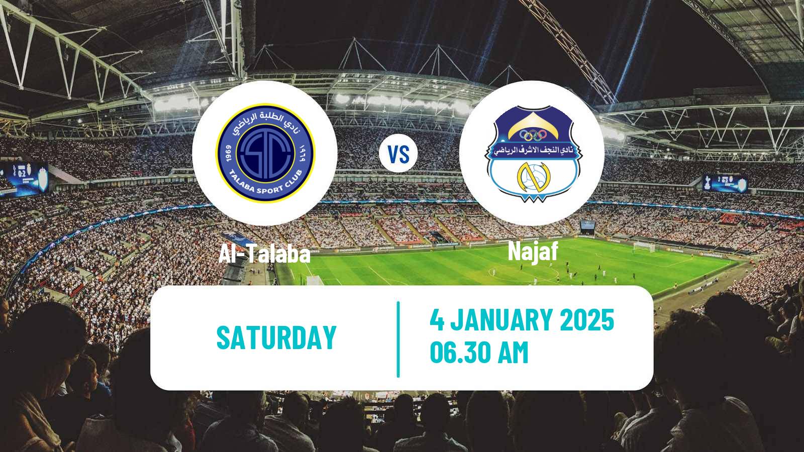 Soccer Iraqi Premier League Al-Talaba - Najaf