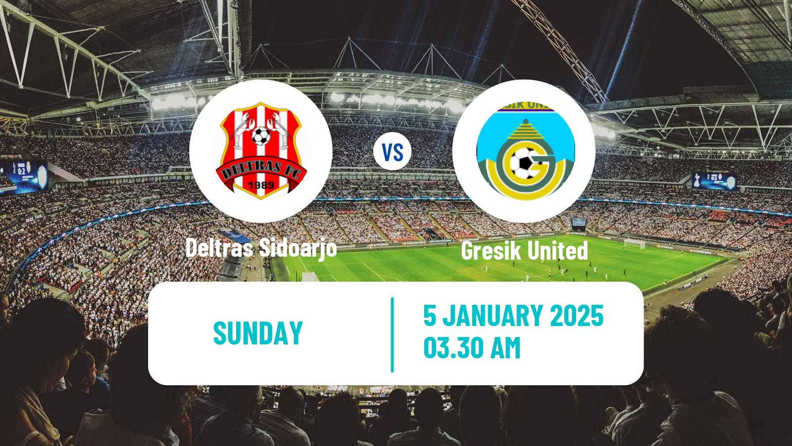 Soccer Indonesian Liga 2 Deltras Sidoarjo - Gresik United