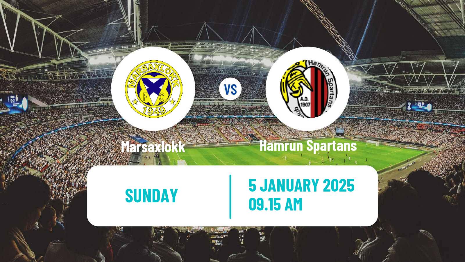 Soccer Maltese Premier League Marsaxlokk - Hamrun Spartans