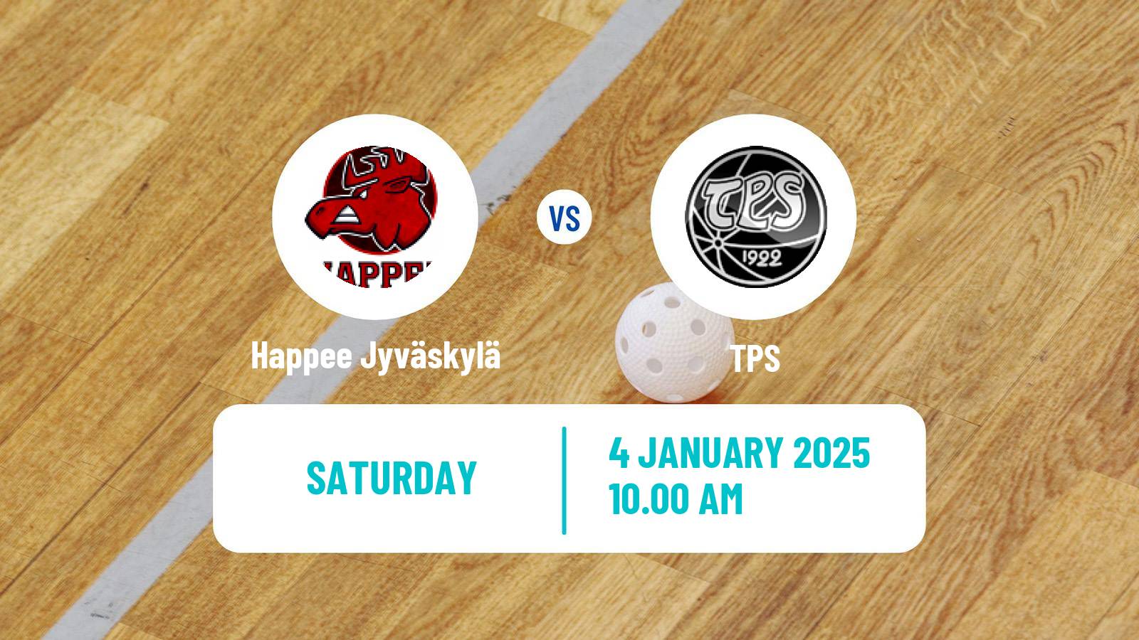 Floorball Finnish F-Liiga Happee Jyväskylä - TPS