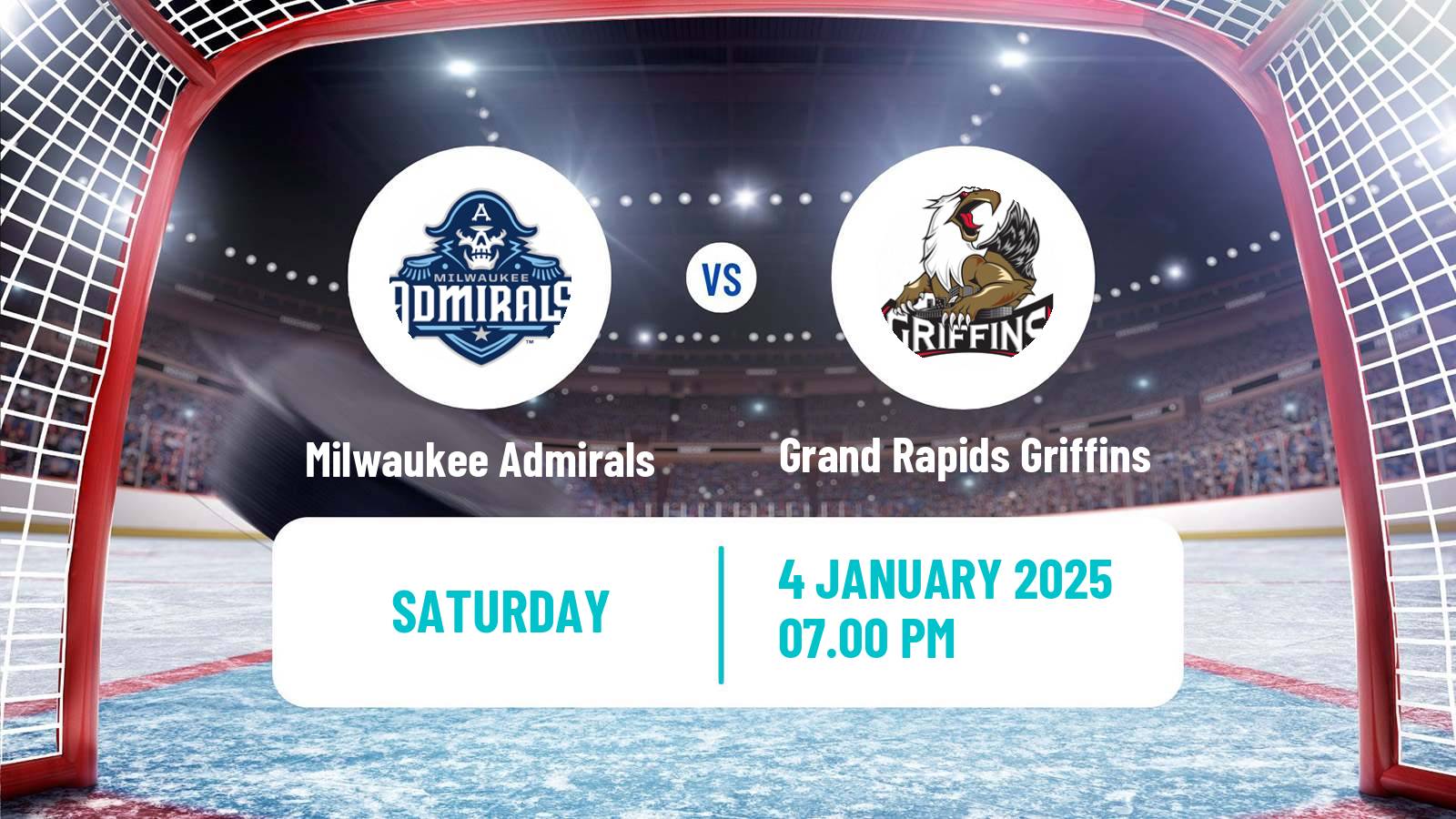 Hockey AHL Milwaukee Admirals - Grand Rapids Griffins