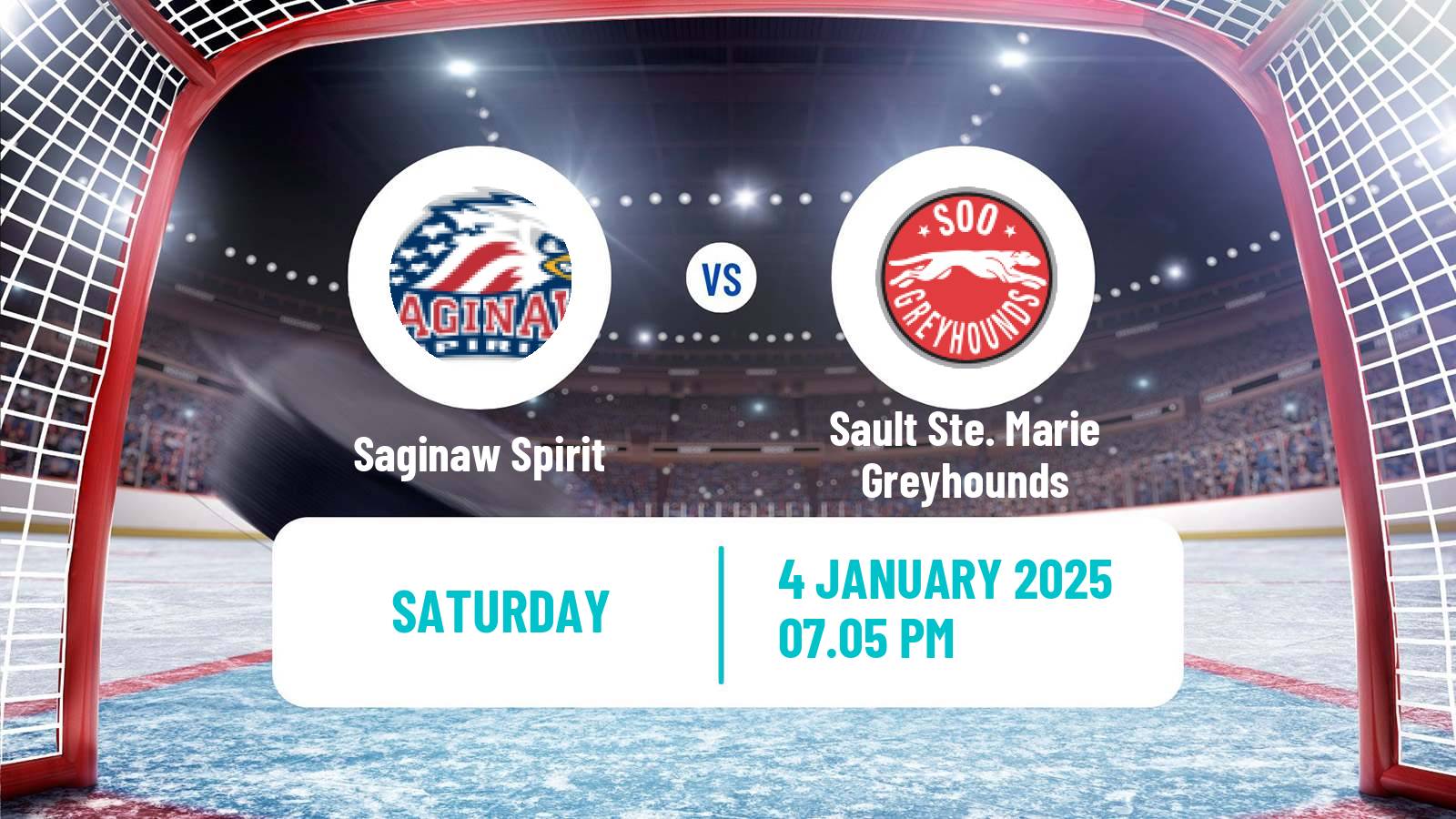 Hockey OHL Saginaw Spirit - Sault Ste. Marie Greyhounds