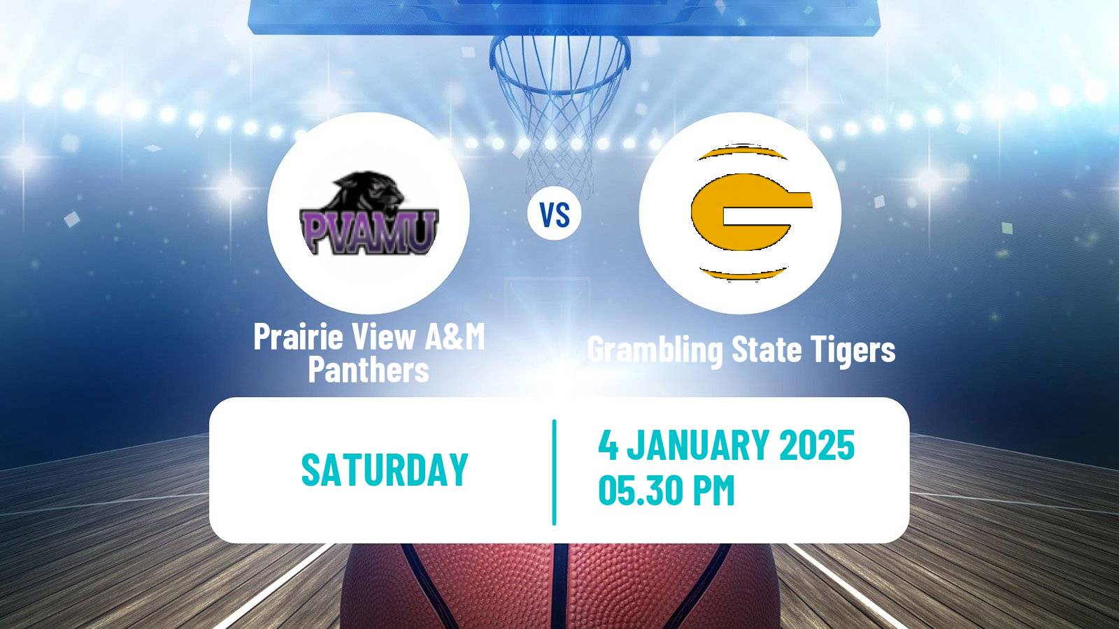 Basketball NCAA College Basketball Prairie View A&M Panthers - Grambling State Tigers