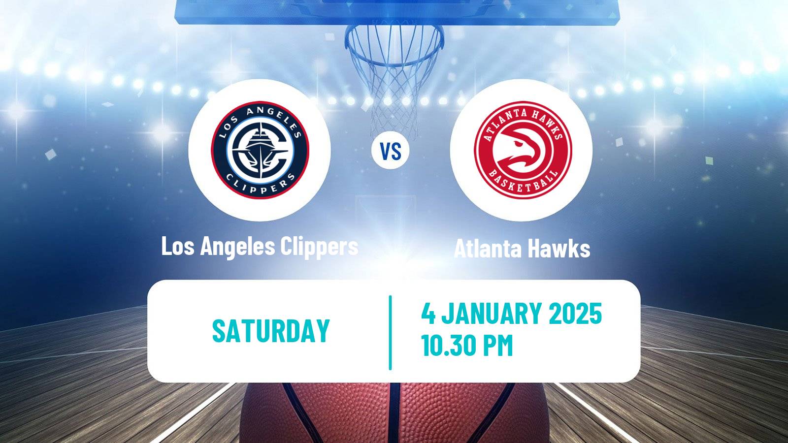 Basketball NBA Los Angeles Clippers - Atlanta Hawks