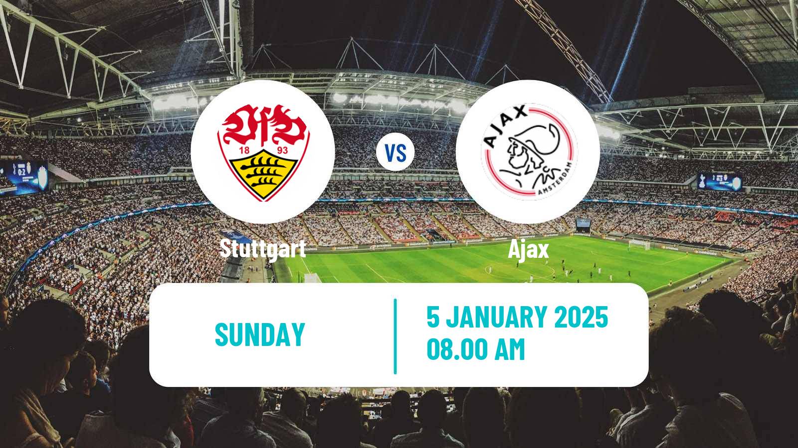 Soccer Club Friendly Stuttgart - Ajax