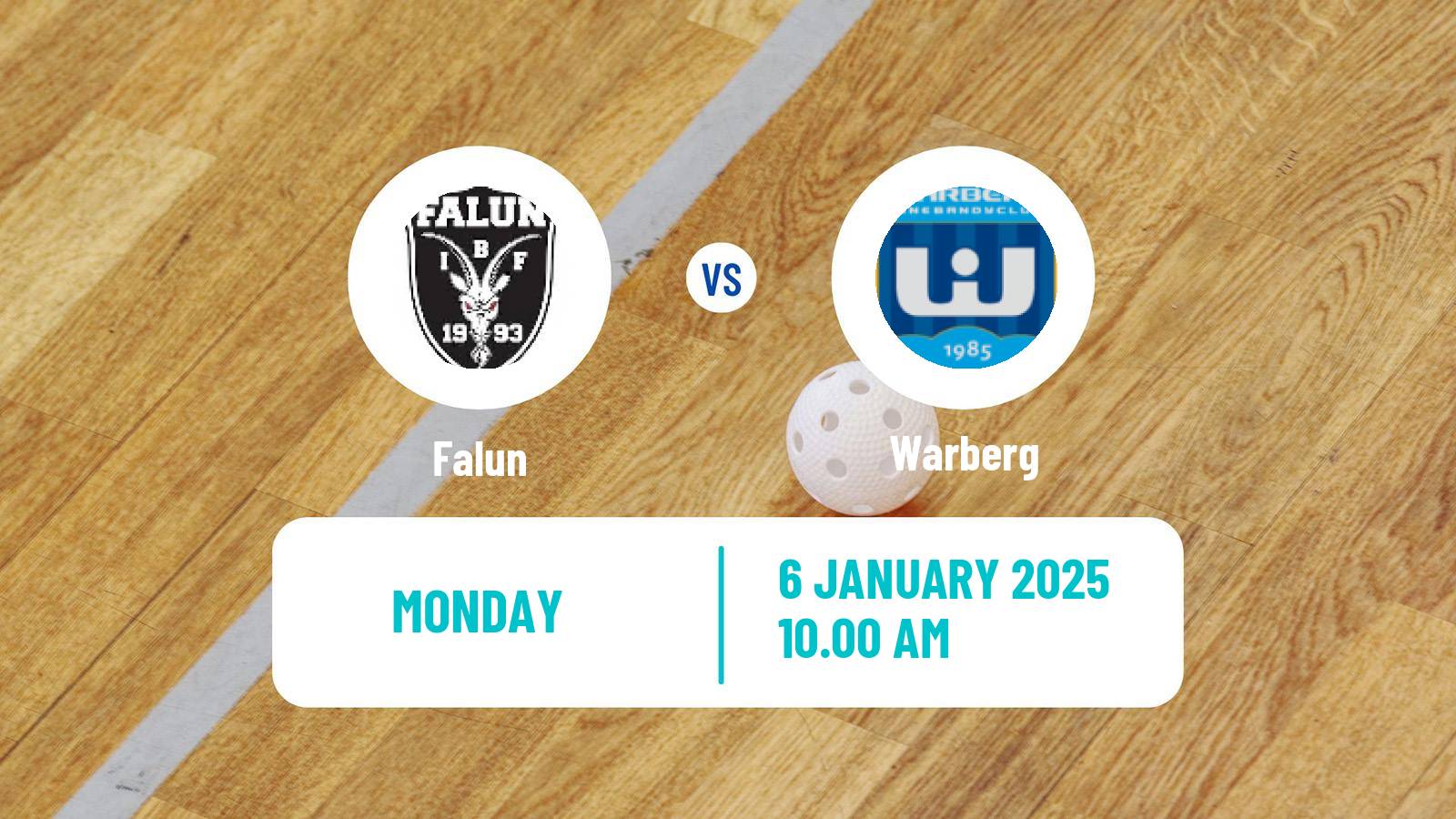 Floorball Swedish Superligan Floorball Women Falun - Warberg