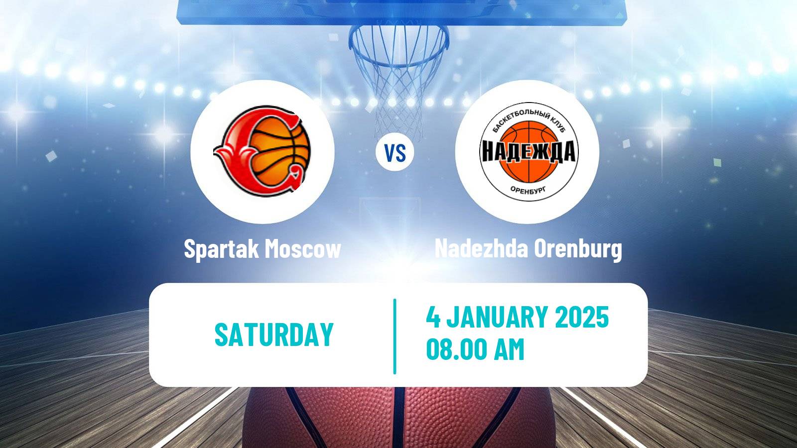 Basketball Russian Premier League Basketball Women Spartak Moscow - Nadezhda Orenburg