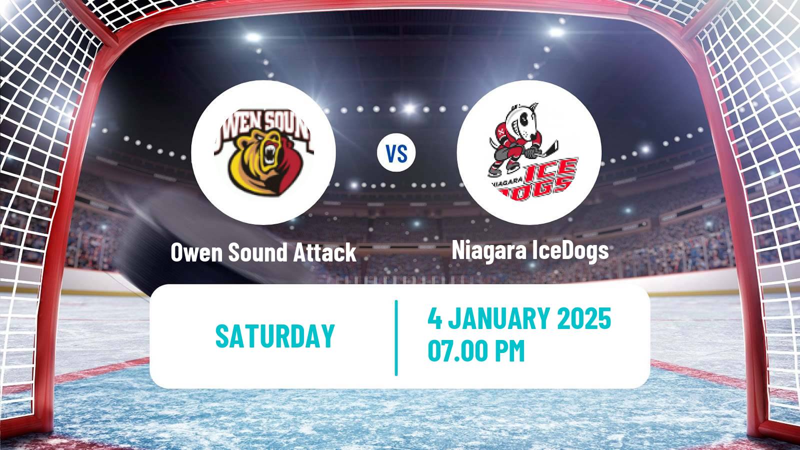 Hockey OHL Owen Sound Attack - Niagara IceDogs